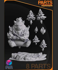 NomNom -Chibi Shadow Tank from Solo Leveling.