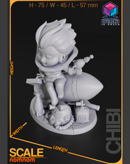 NomNom - Chibi Nuka Girl from Fallout 4