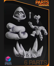 NomNom - Chibi Skeletor from He-Man.