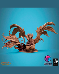 Totem of the Scalewings -Metallic Brass Dragon