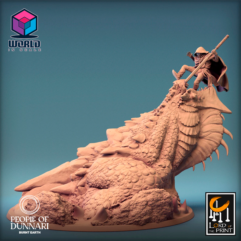 Sand Wyvern- People Of Dunari,Burnt earth,Lord of The Print.