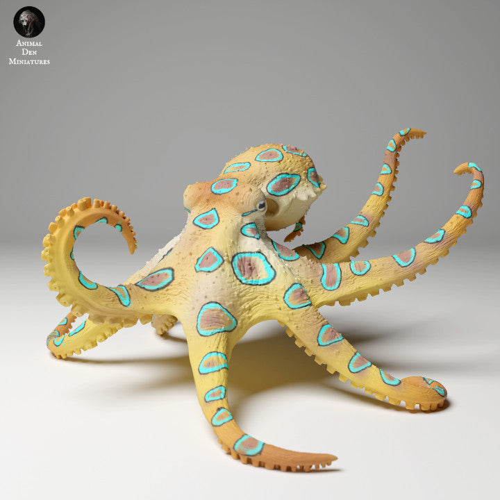 Animal Den Miniatures - Greater Blue-Ringed Octopus