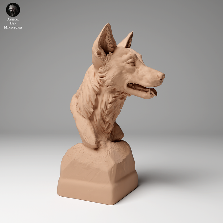 Animal Den Miniatures - Dingo Bust