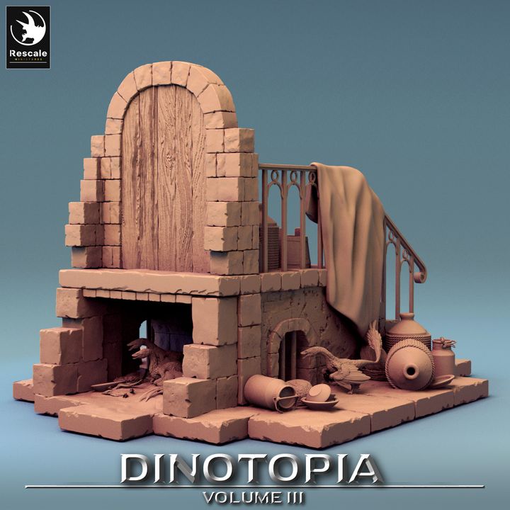 Dinotopia III-  Diorama Stairs