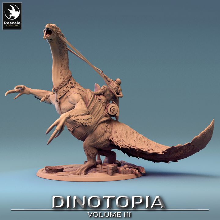 Dinotopia III-  Diorama Therizinosaurus Accident