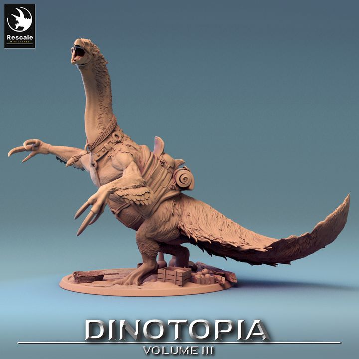 Dinotopia III-  Diorama Therizinosaurus Accident