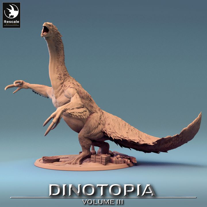 Dinotopia III-  Diorama Therizinosaurus Accident