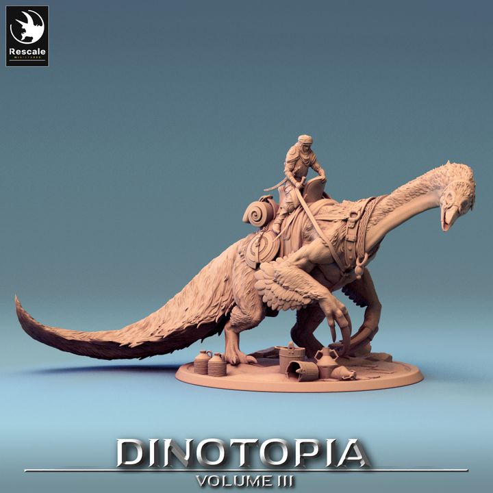 Dinotopia III-  Diorama Therizinosaurus Drink