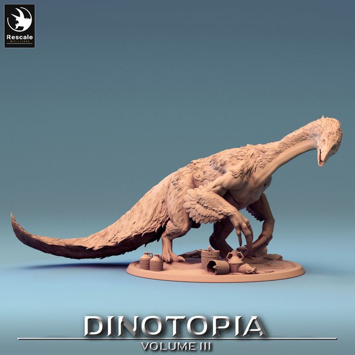 Dinotopia III-  Diorama Therizinosaurus Drink