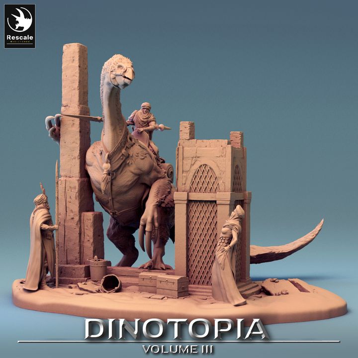 Dinotopia III- Diorama Therizinosaurus Tower