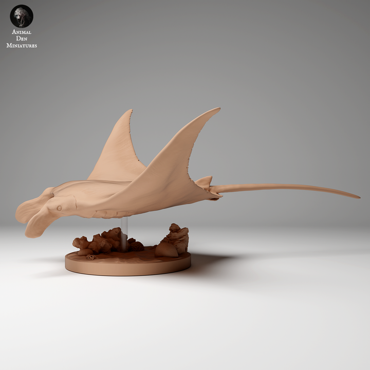 Animal Den Miniatures -  Reef Manta Ray