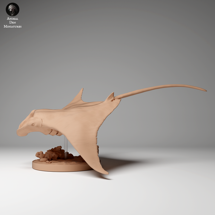 Animal Den Miniatures -  Reef Manta Ray