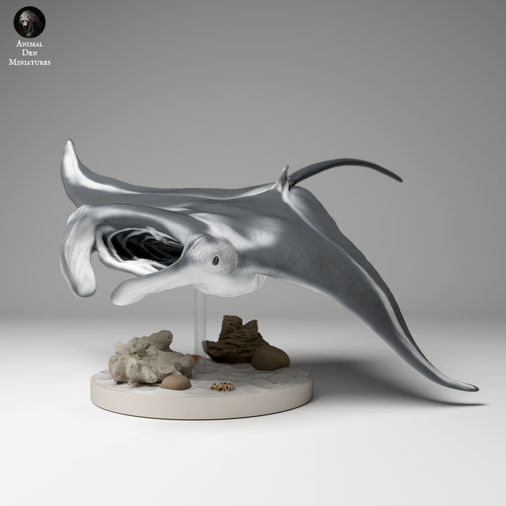 Animal Den Miniatures -  Reef Manta Ray