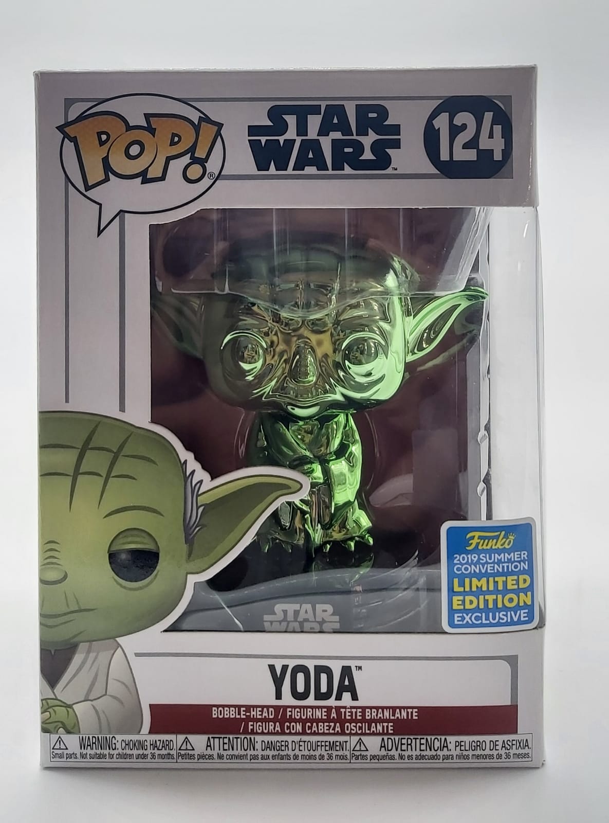 Funko Pop, Star Wars, Yoda #124 – World in Scale