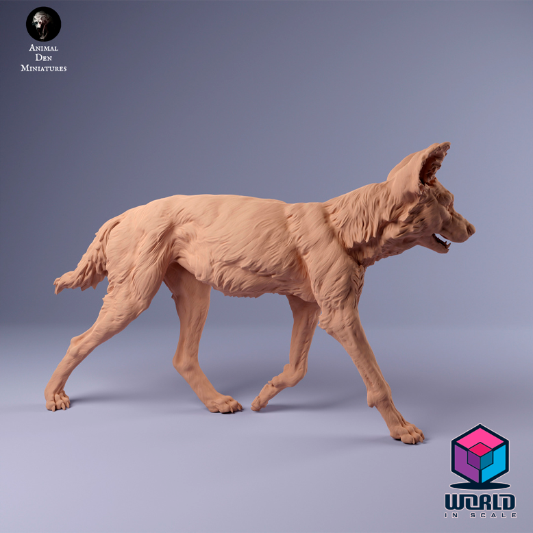 African Wild Dog -Animal Den Miniatures