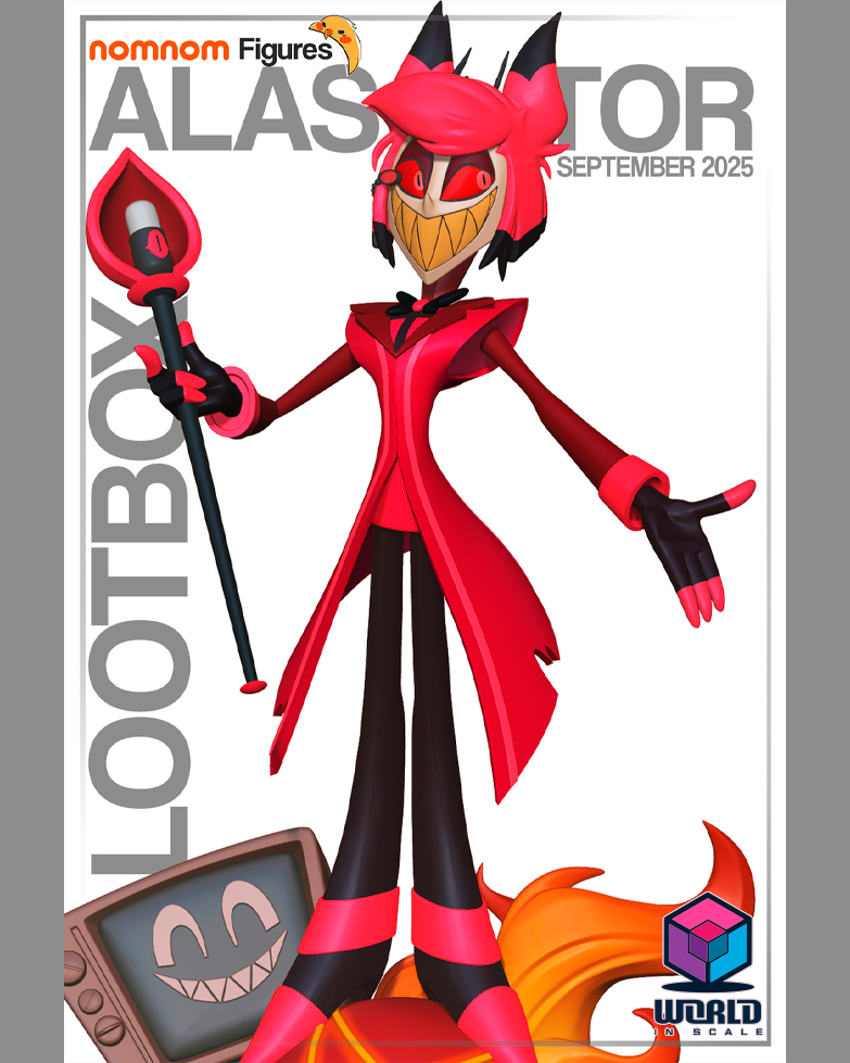 NomNom -Alastor from Hasbin Hotel.