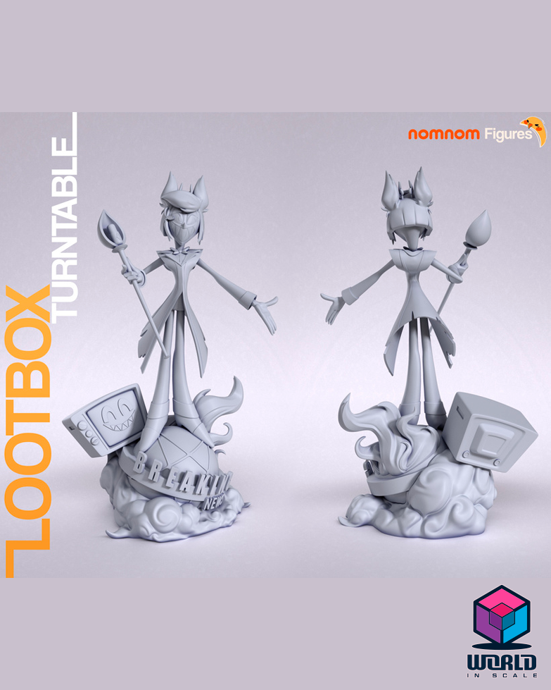 NomNom -Alastor from Hasbin Hotel.