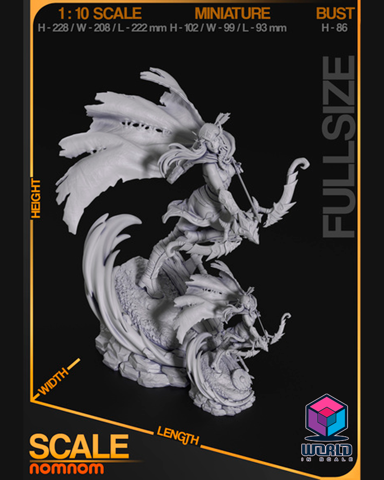 NomNom - Alleria Windrunner from Warcraft III Reign of Chaos.