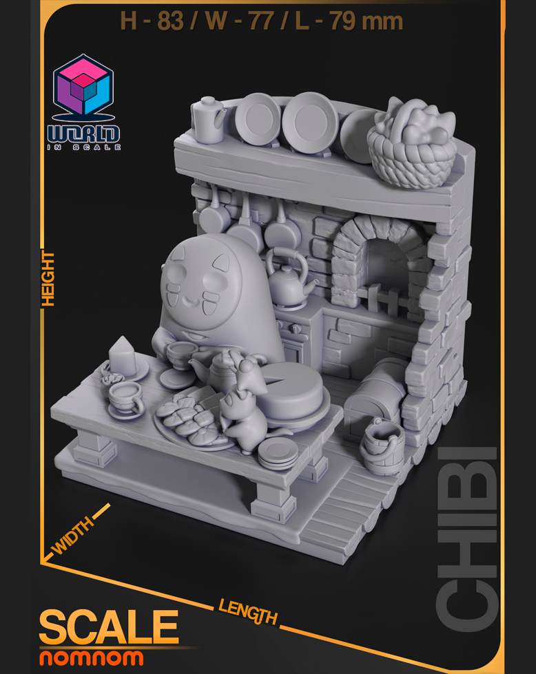 Nomnom: Chibi No Face - Spirited Away – World in Scale