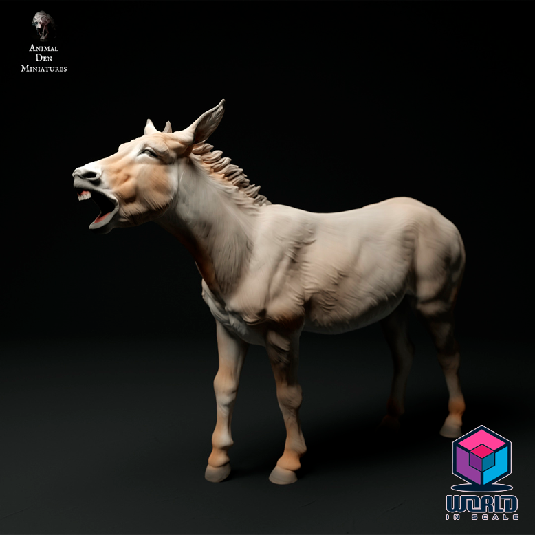 Common-Donkey-Bray-Animal Den Miniatures