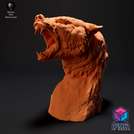 Animal Den Miniatures - Black Bear Bust