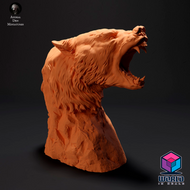 Animal Den Miniatures - Black Bear Bust