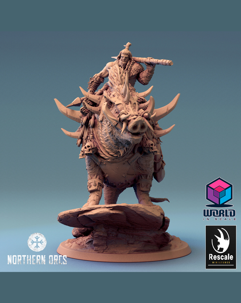 Northern Orcs- Boars Mounted, Saddle & Wild versions