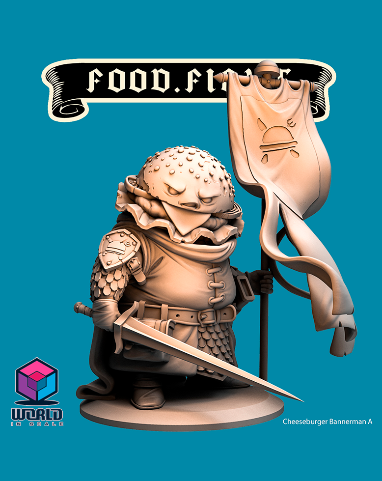 Food Fight - Cheeseburger Bannerman.