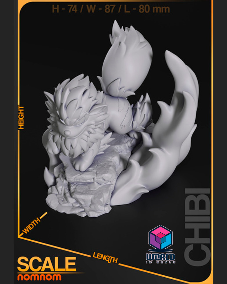 NomNom - Chibi Arcanine from Pokemon