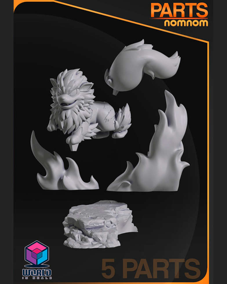 NomNom - Chibi Arcanine from Pokemon