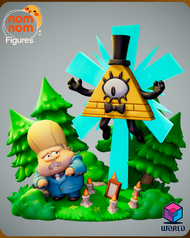 NomNom -Chibi Bill Cypher from Gravity Falls.