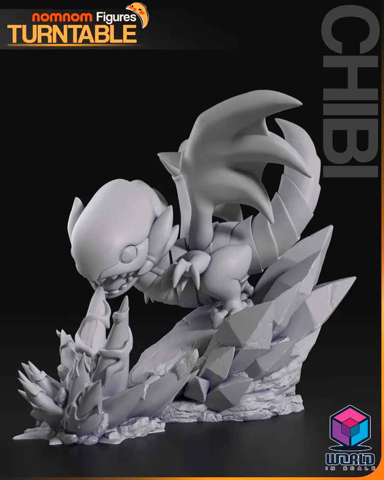 NomNom -Chibi Dragon blue ayes