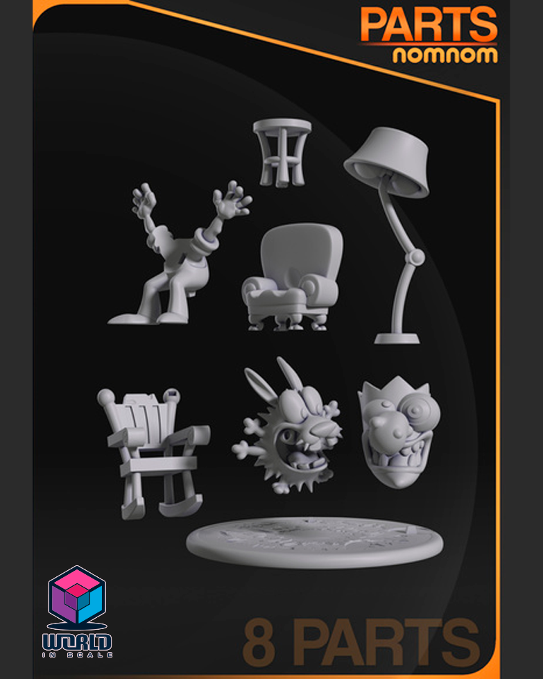 NomNom - Rose -Chibi Courage the Cowardly Dog.