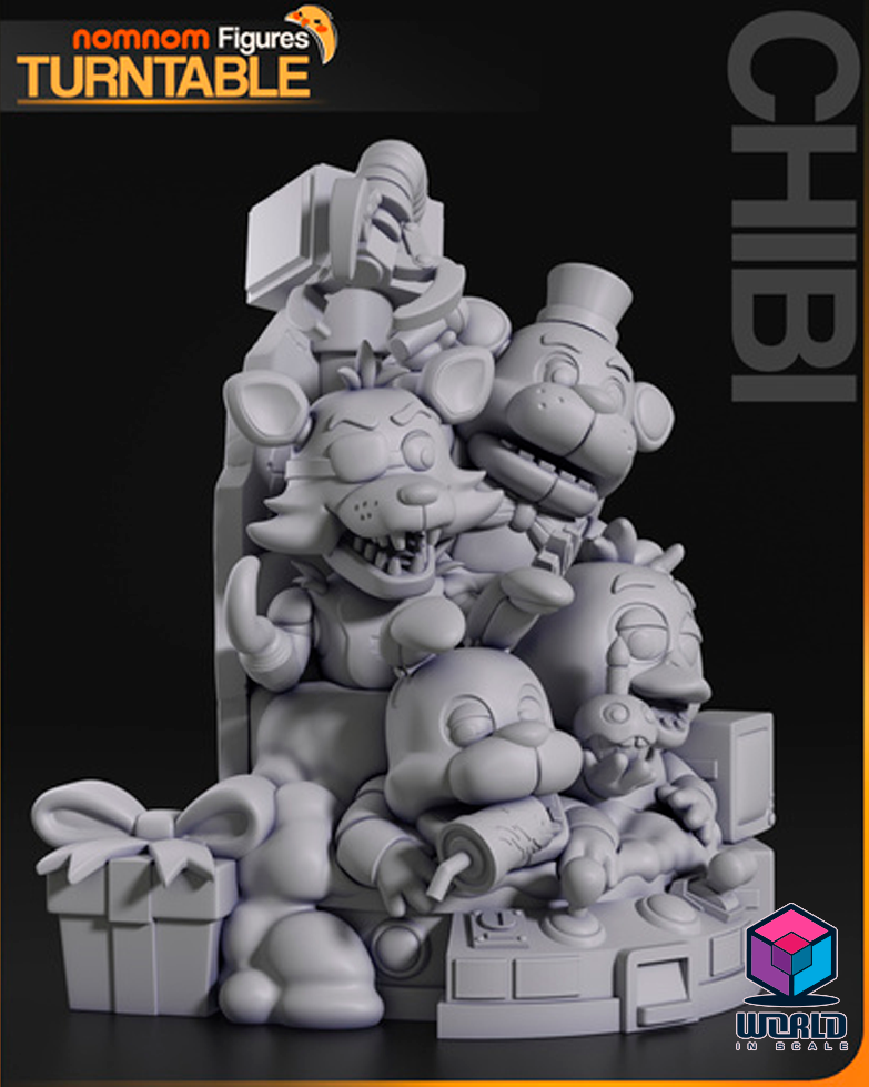 NomNom -Chibi Five Nights at Freddy's .