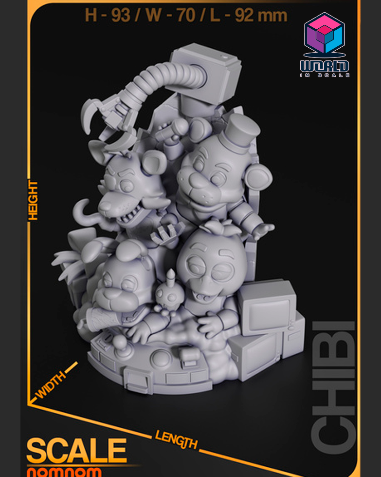 NomNom -Chibi Five Nights at Freddy's .