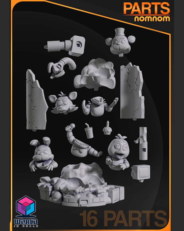 NomNom -Chibi Five Nights at Freddy's .