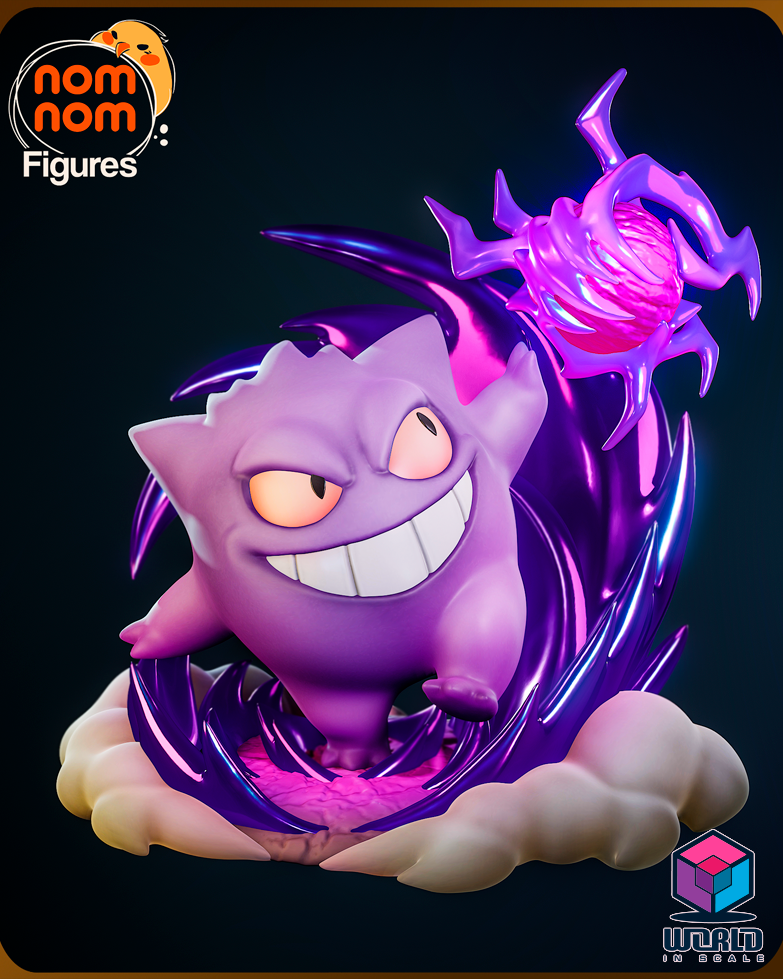 NomNom - Chibi Gengar from Pokemon