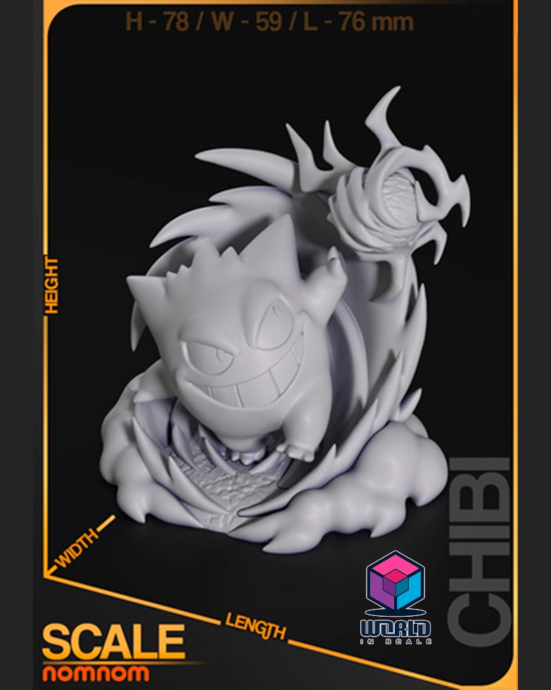 NomNom - Chibi Gengar from Pokemon