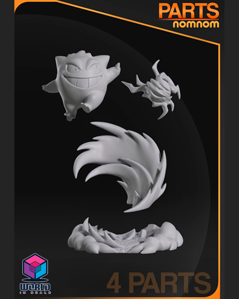 NomNom - Chibi Gengar from Pokemon