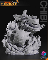 NomNom - Chibi Ghost Pokemon Diorama