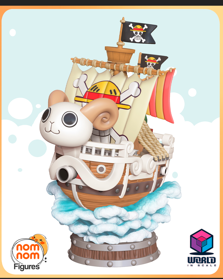 NomNom -Chibi Going Merry from One Piece