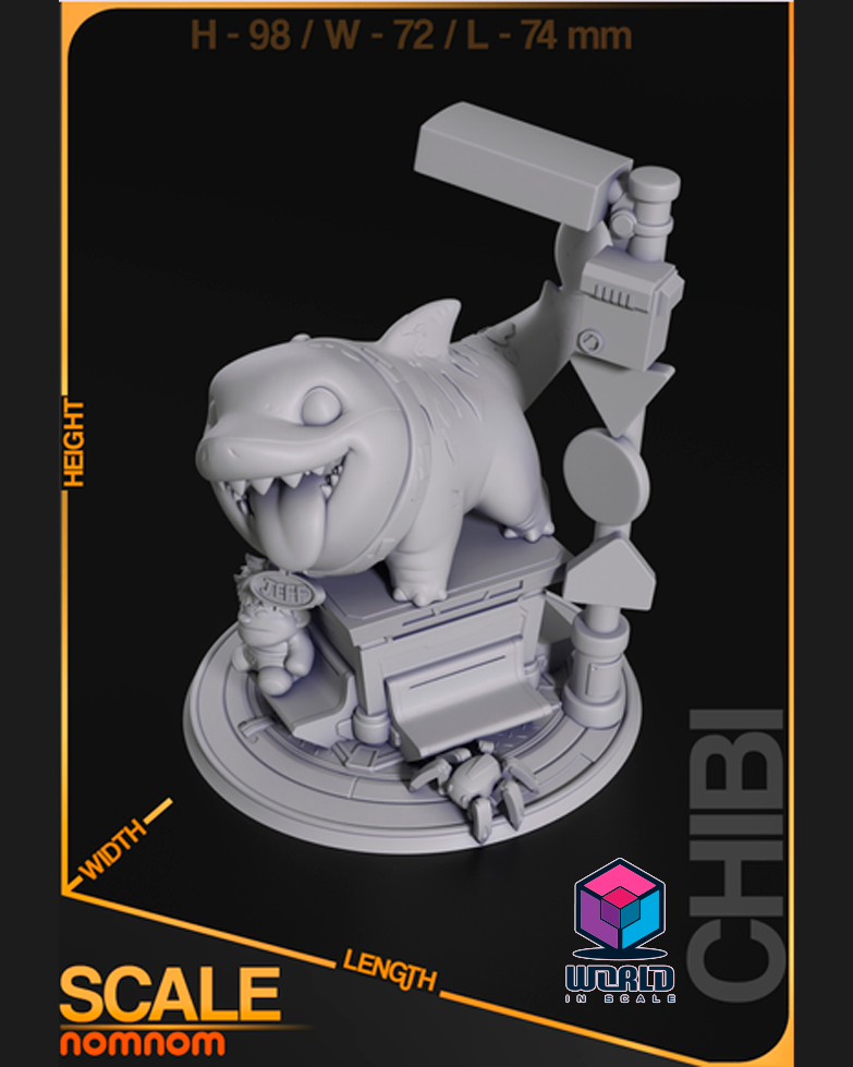 NomNom - Chibi Jeff from Marvel Rivals