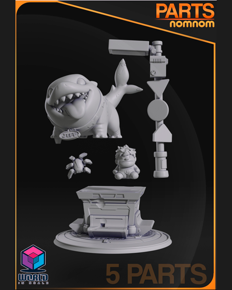 NomNom - Chibi Jeff from Marvel Rivals