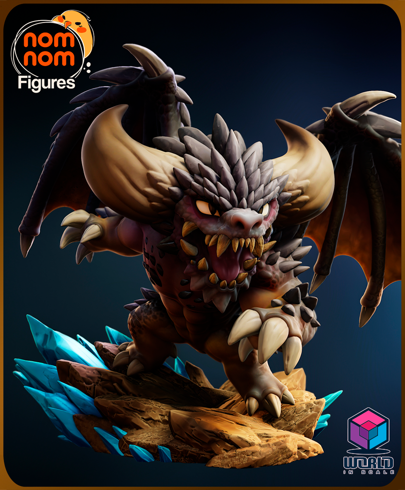 NomNom -Chibi Nergigante from Monster Hunter World