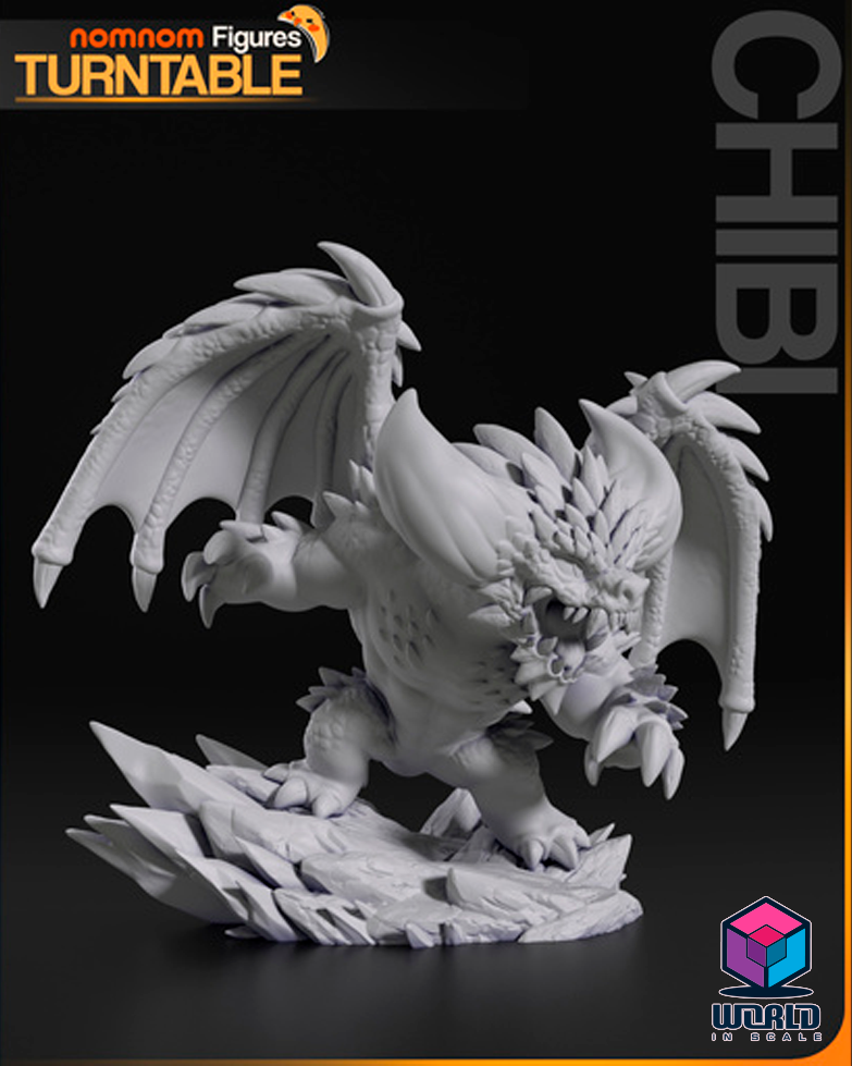 NomNom -Chibi Nergigante from Monster Hunter World