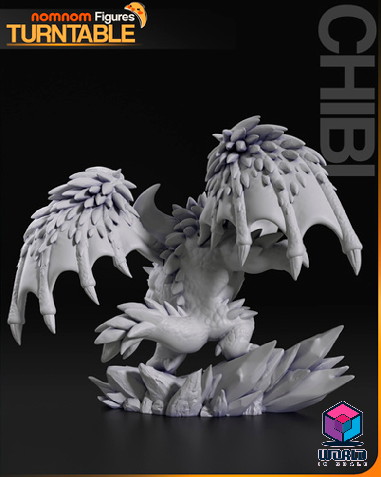 NomNom -Chibi Nergigante from Monster Hunter World