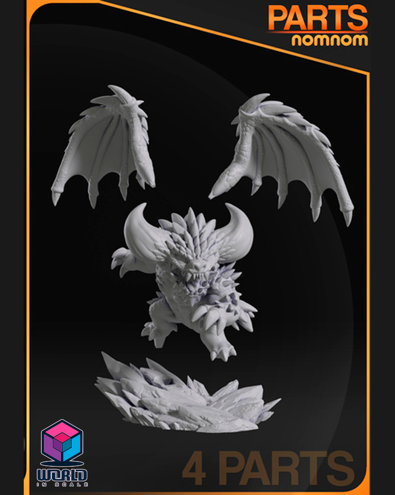 NomNom -Chibi Nergigante from Monster Hunter World
