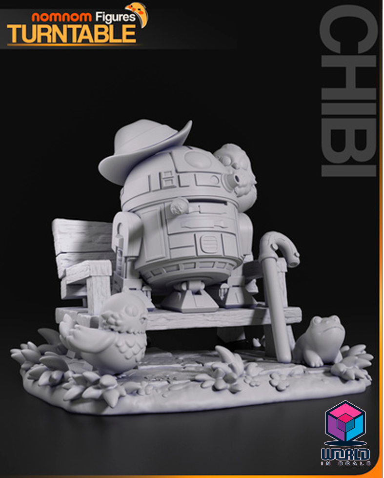 NomNom - Chibi R2D2 from Star Wars.