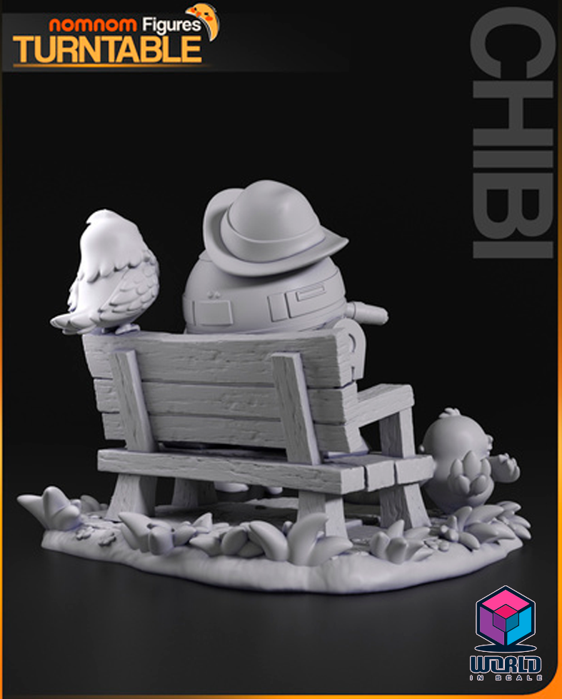 NomNom - Chibi R2D2 from Star Wars.