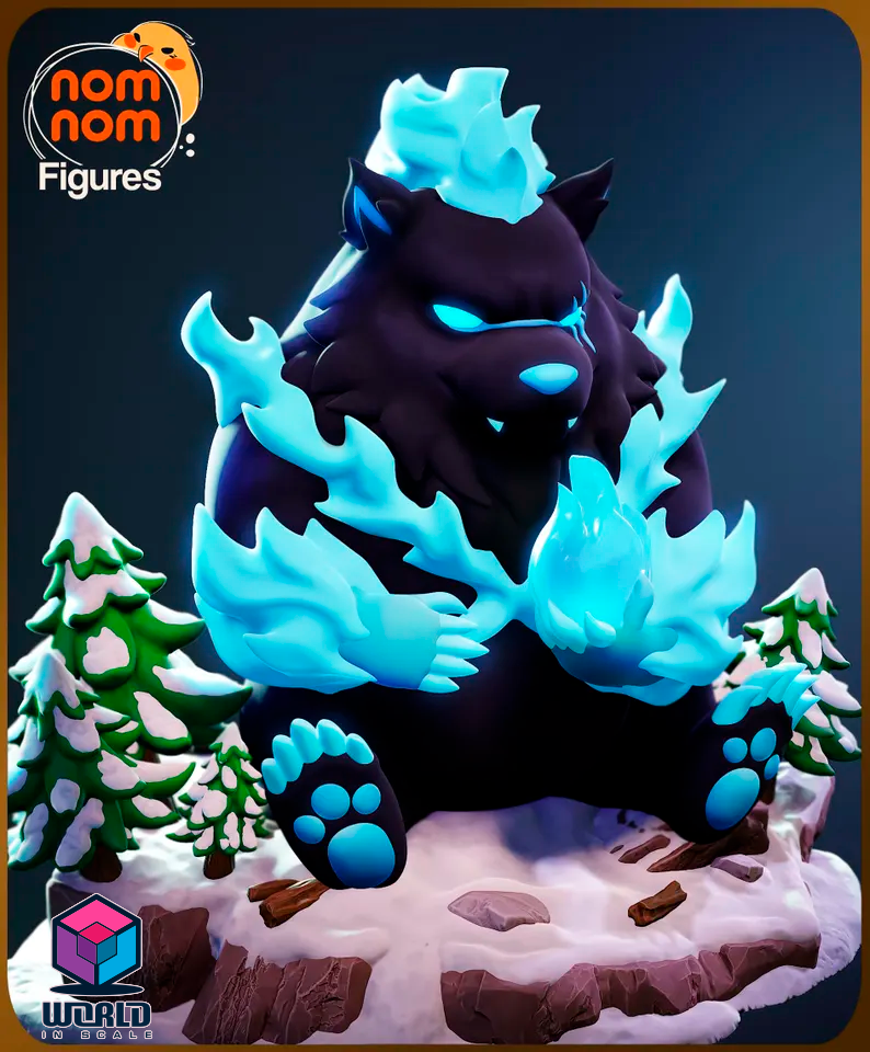 NomNom -Chibi  Shadow Tank from Solo Leveling.